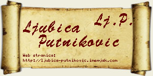 Ljubica Putniković vizit kartica